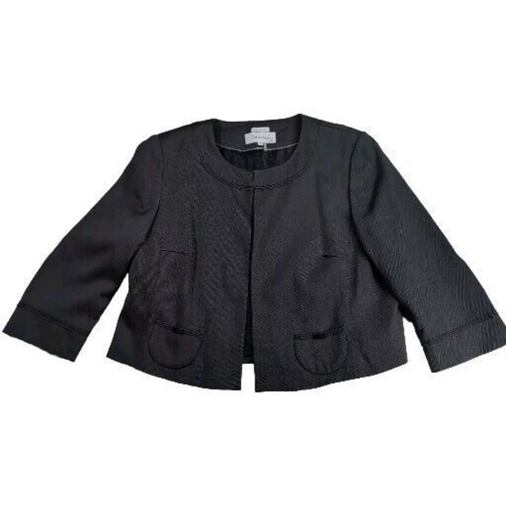 Calvin Klein Black Cropped Blazer